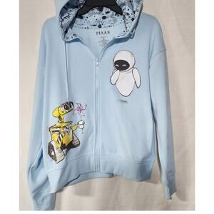 Disney Wall-e and Eve women's Large hoodie
